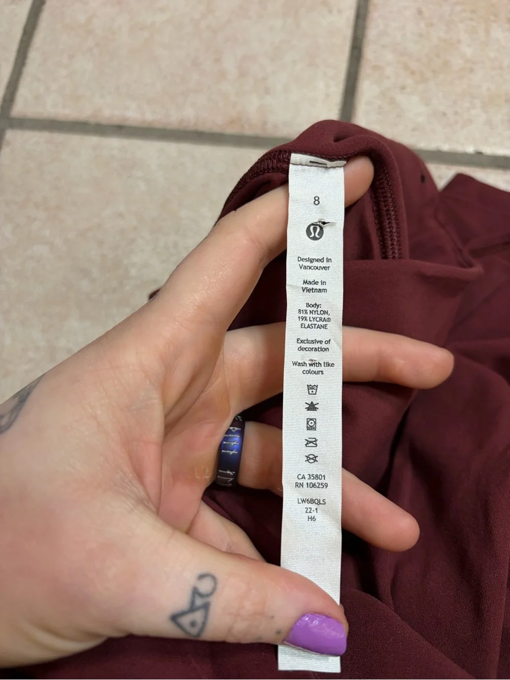 NWOT Lululemon Add Flare High-Rise Crop 21